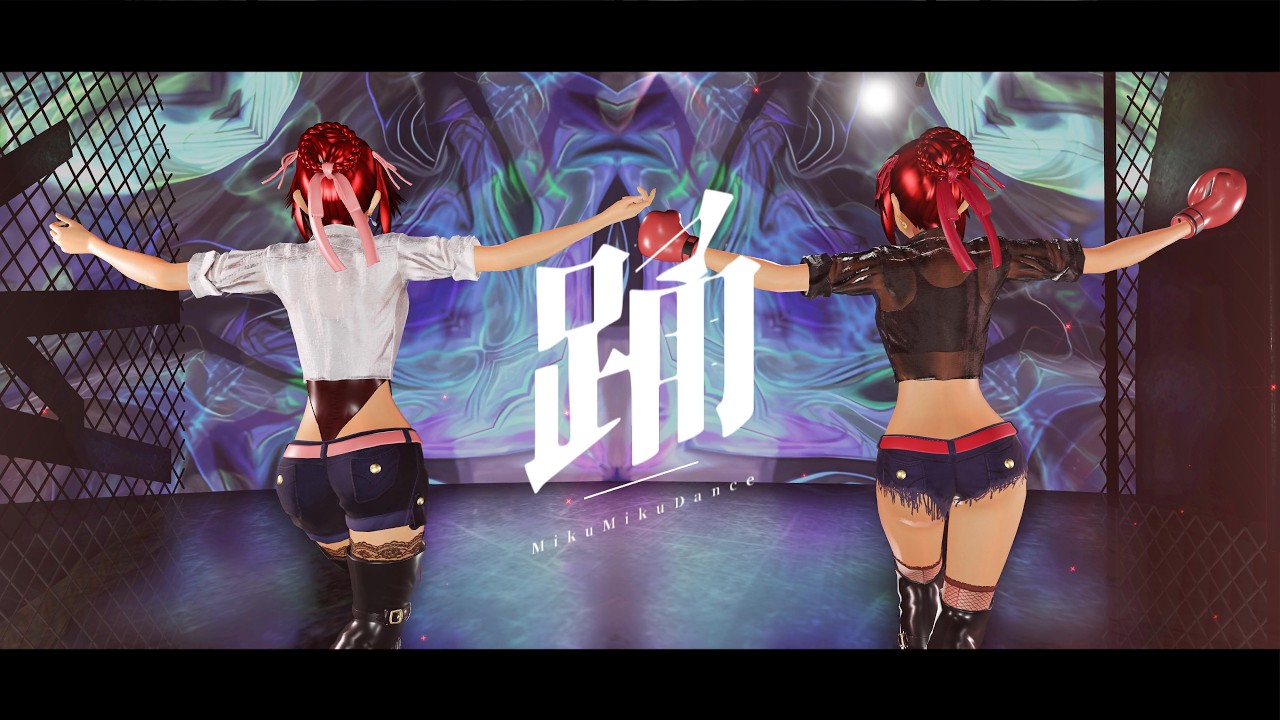 【MMD】　踊 / Ado　【赤髪十六夜咲夜】 4K