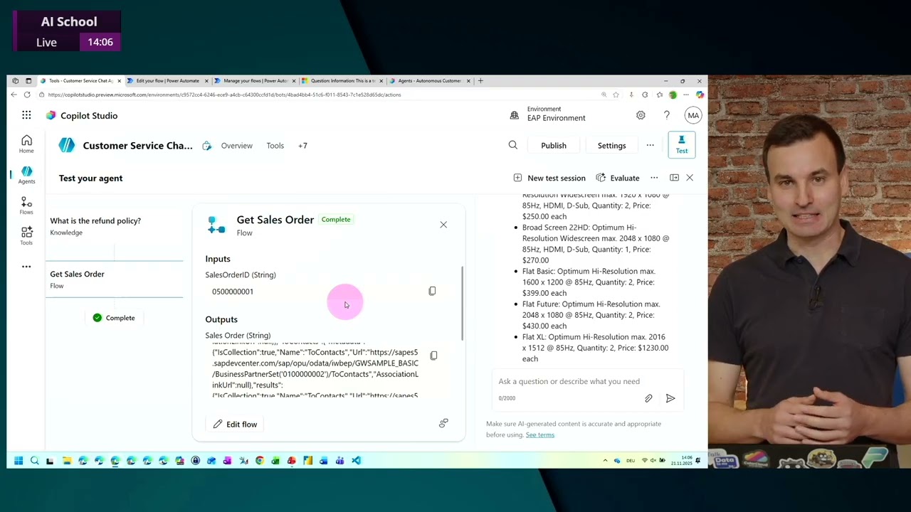 Microsoft AI School Praxistag | Folge 19 – Teil 3: Advanced & Use Cases – Copilot Studio