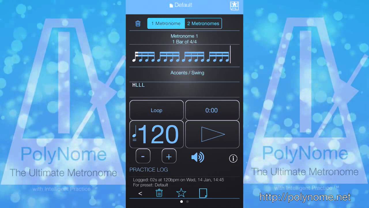 PolyNome - The Ultimate Metronome : Creating Basic Clicks