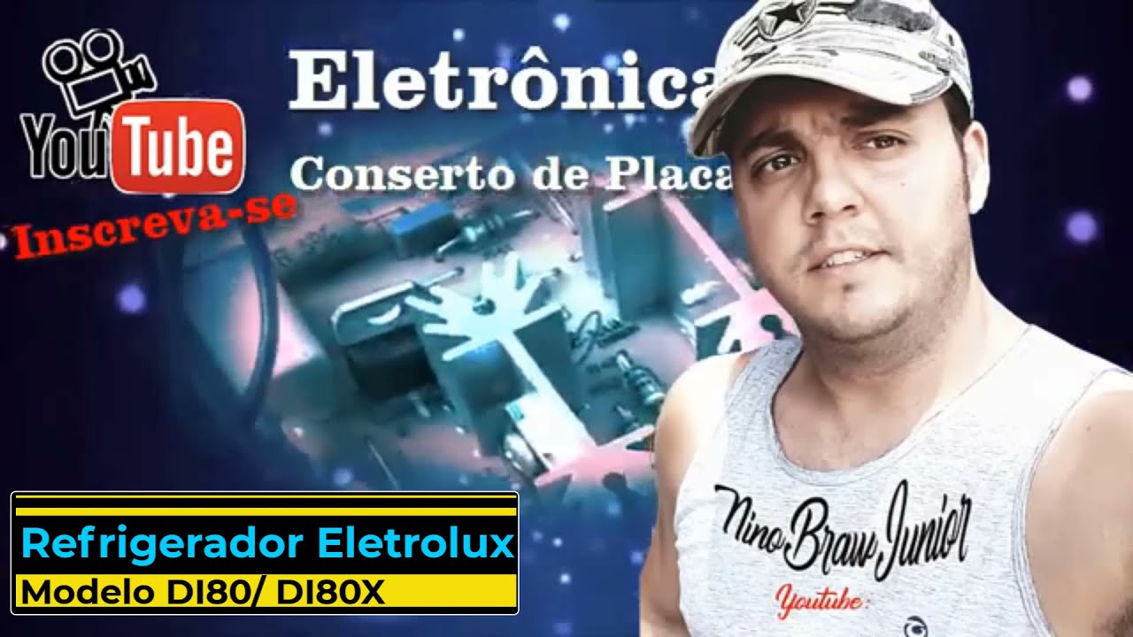 Placa Refrigerador Eletrolux Modelo DI80 - Teste na bancada