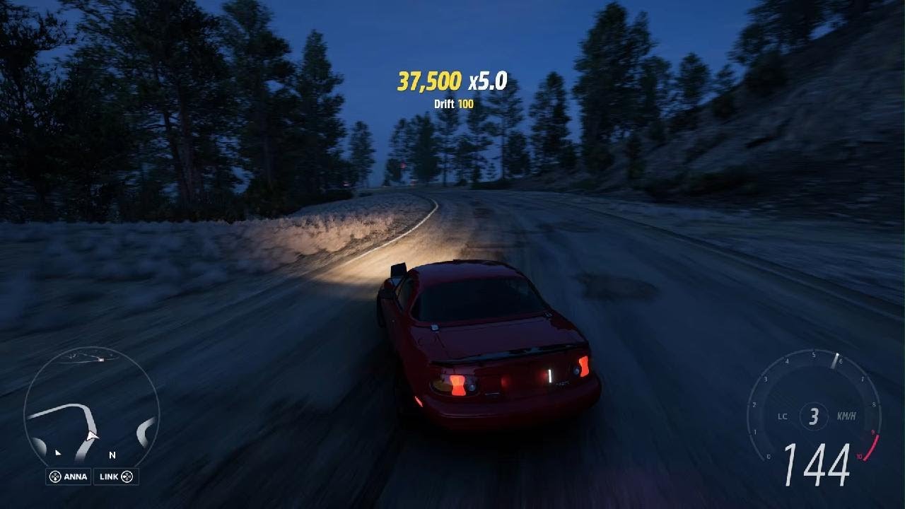 Red miata Touge run