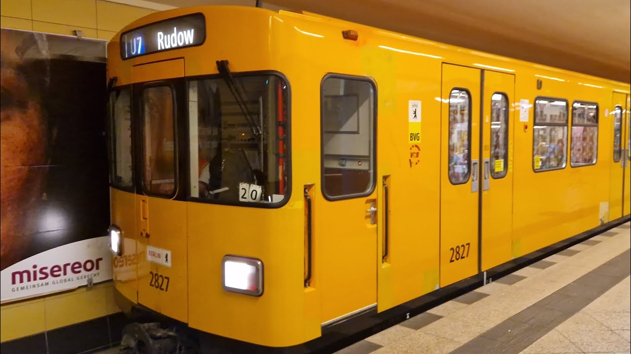 Mitfahrt in der U7 von Rathaus Spandau bis Jakob-Kaiser-Platz im F87 2826