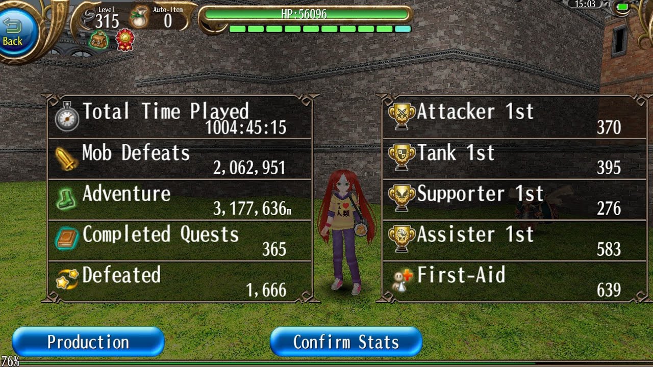 Toram Online-1000 hours noob account showcase