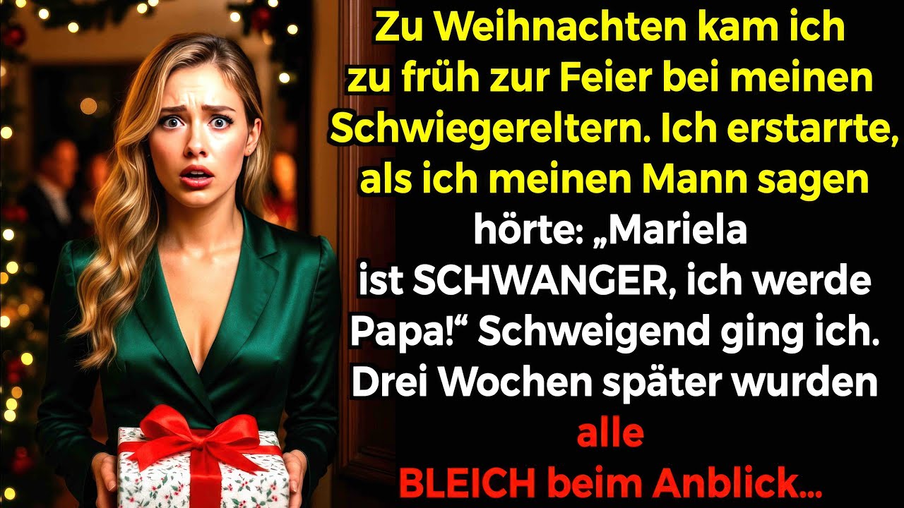 Ich kam früh, hörte meinen Mann die Schwangerschaft seiner Geliebten verkünden. 3 Wochen später...