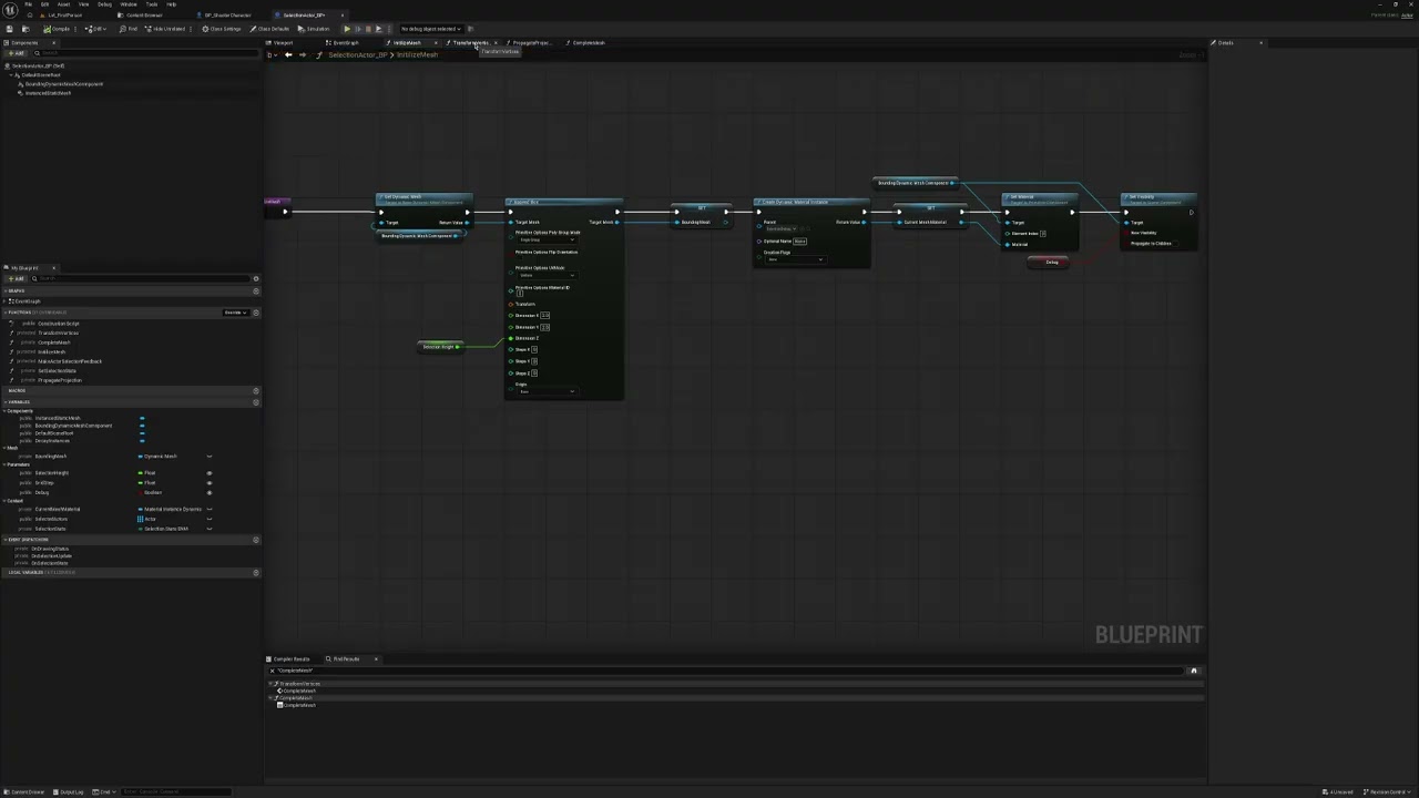 Unreal Engine – Advanced RTS Selection System (Dynamic Mesh + Surface Projection)