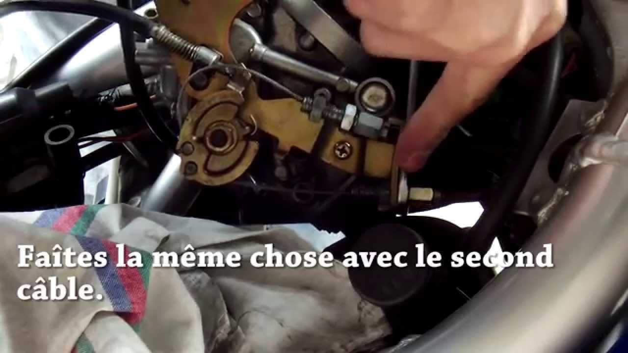 dépose des carburateurs moto sv650