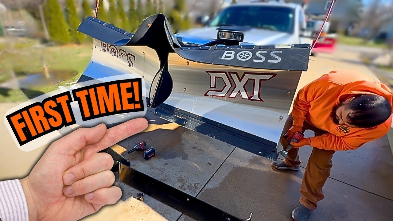 New Cutting Edge On BOSS DXT PLOW!