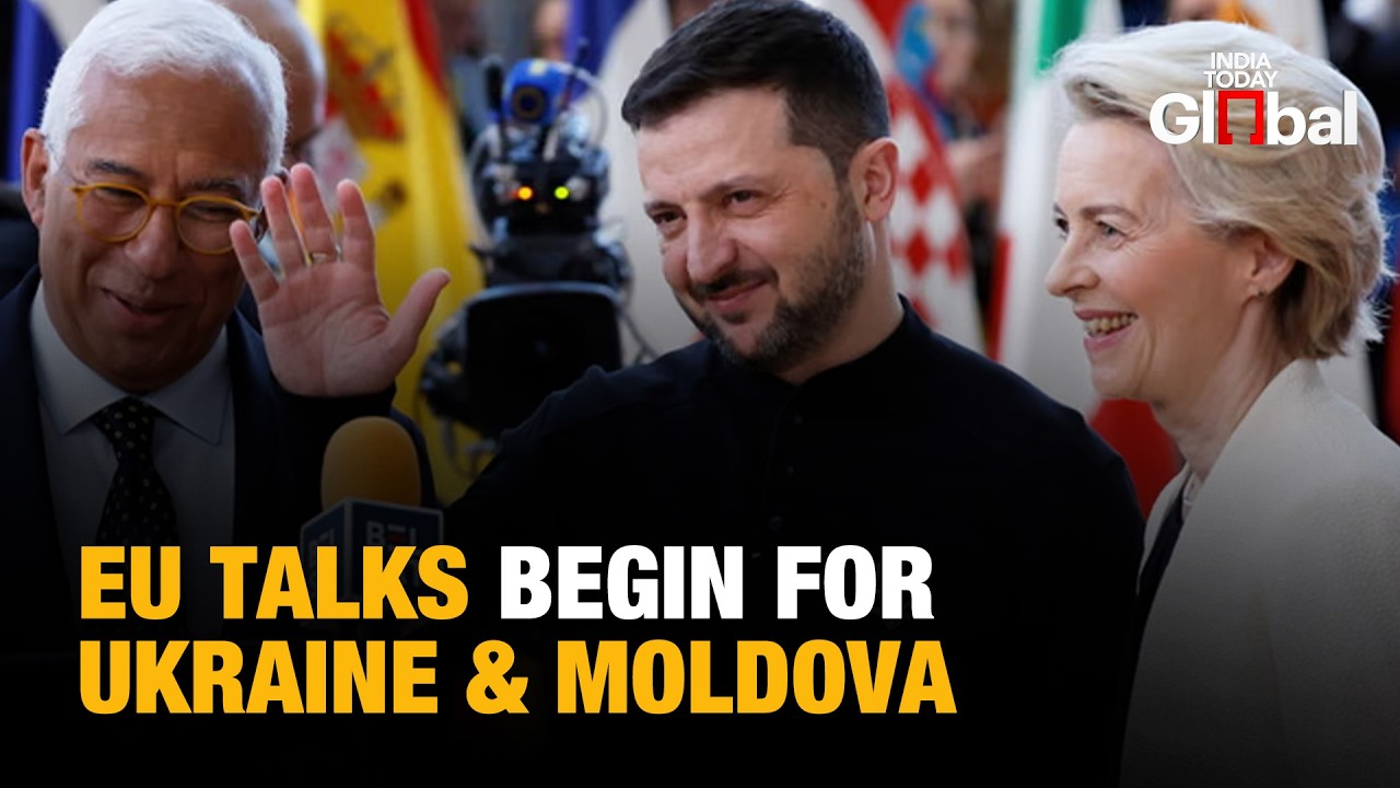 Ukraine and Moldova Begin EU Membership Talks in Historic Step Toward Joining the European Union