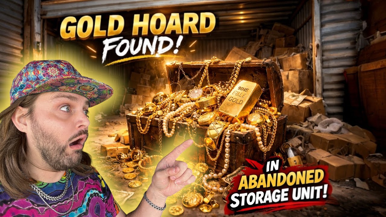 I Bought a FIRE-DAMAGED Abandoned Storage Unit & Found a Hidden Gold/Jewelry Hoard!! 