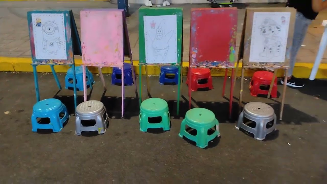 Un día andando por una feria de artesanías. 