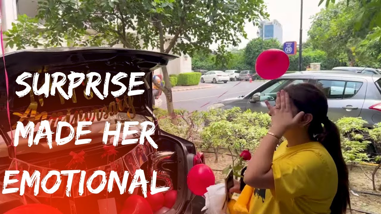 Anniversary Surprise Made Her Cry 💕| RaaHi