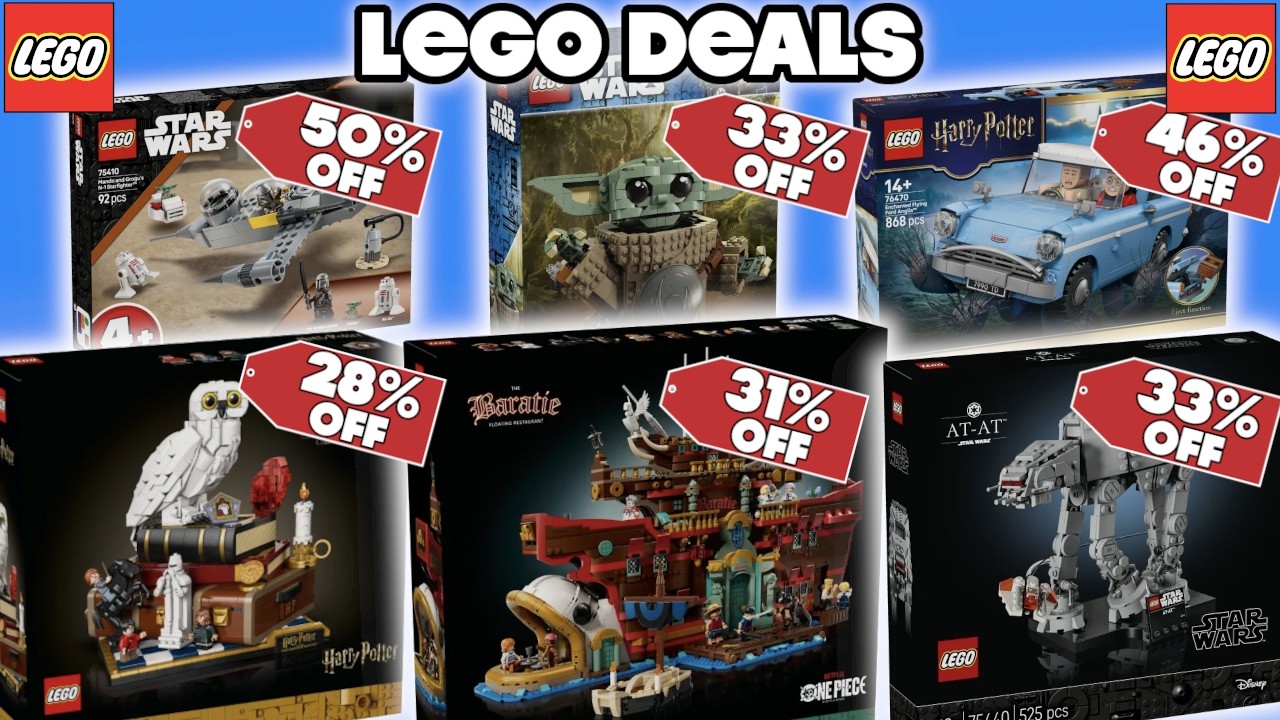 ЕЩЕ БОЛЬШЕ СКИДОК НА LEGO ОТ AMAZON! - ДО 50% - ПОТОРОПИТЕСЬ!