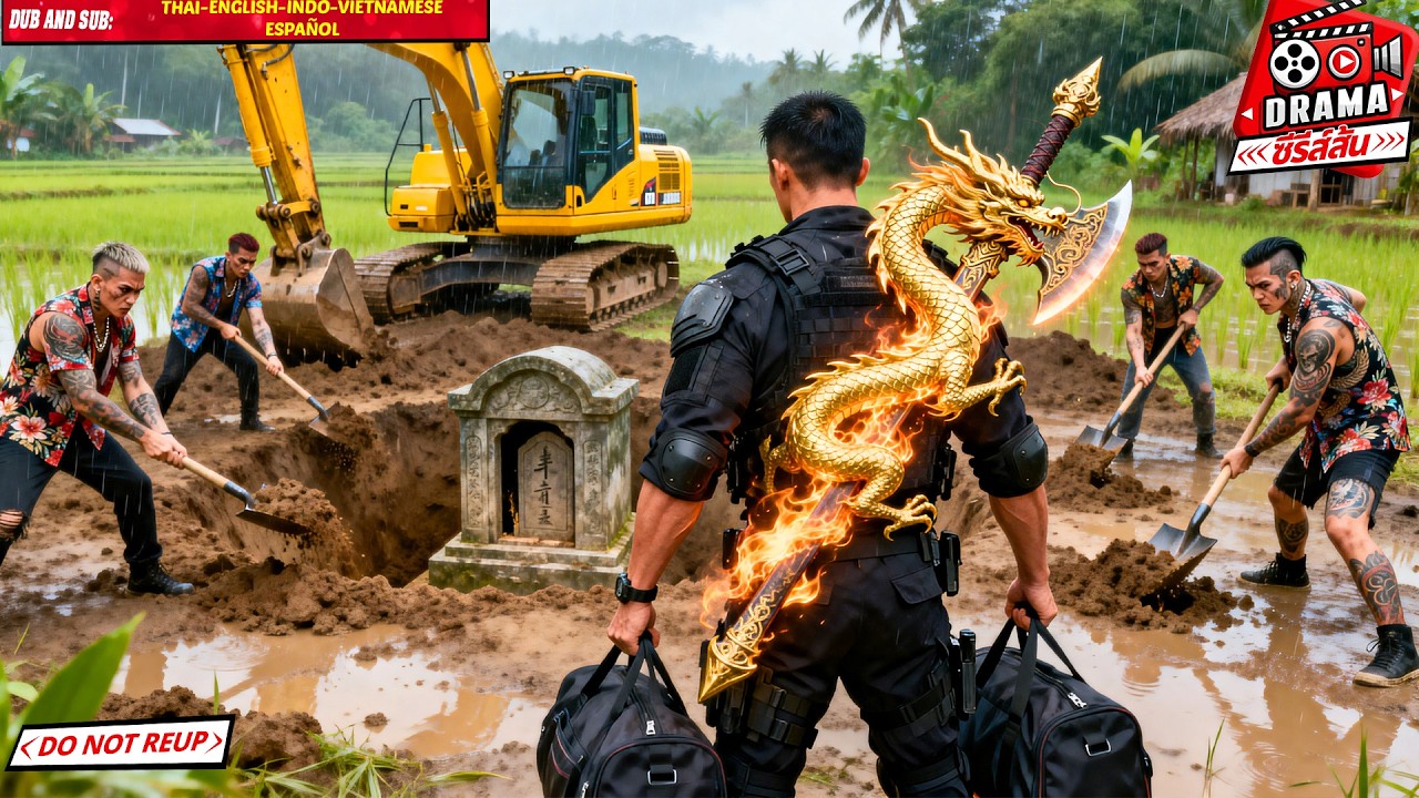 เทพสงครามกลับบ้าน เจอนักเลงขุดทำลายหลุมศพภรรยาและยึดที่ดิน โมโหจัดล้างบางทั้งแก๊ง