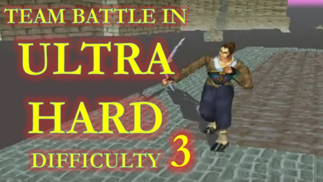 Team Battle in ULTRA HARD Difficulty 3 - Soulblade | PS1