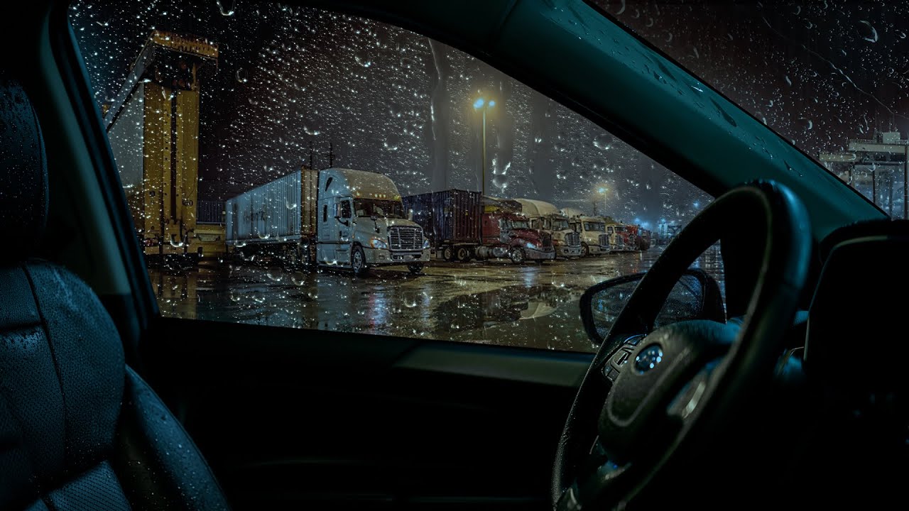 Relaxing Heavy Rain Sounds to Stop Overthinking - Fall Asleep Fast, Block Out Noise, Study Well