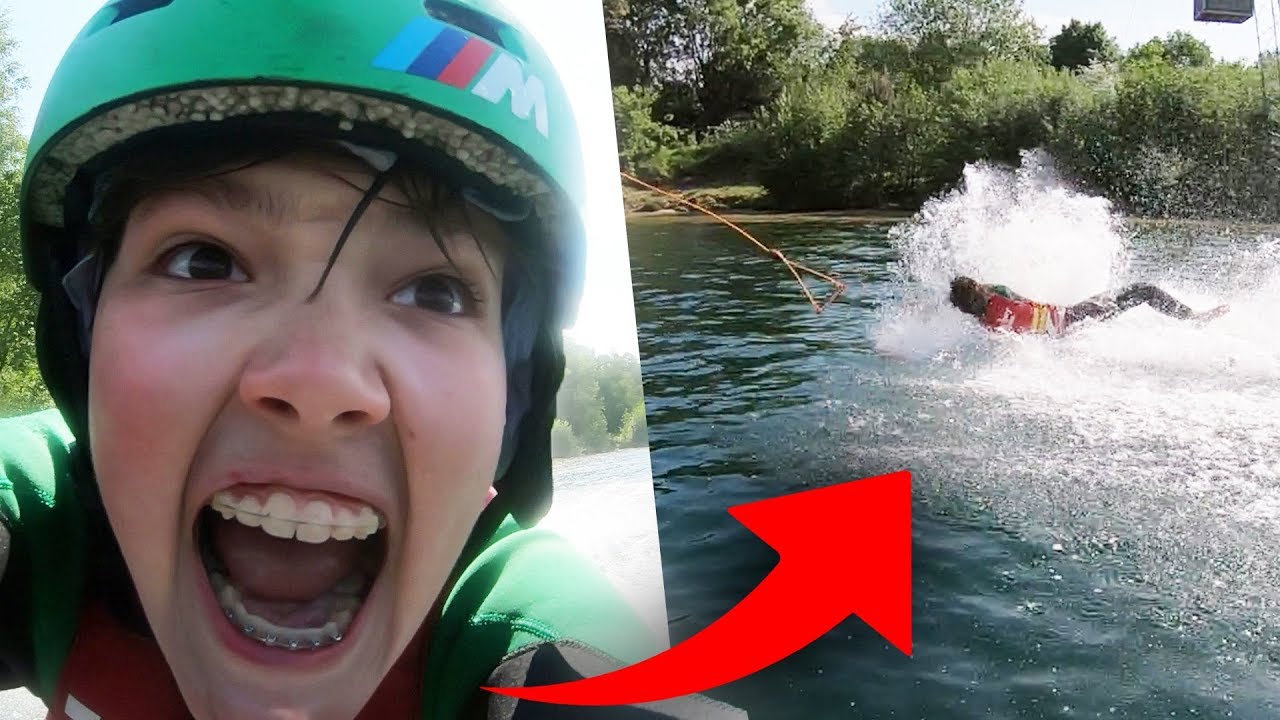 Das erste mal WASSERSKI! mit Lea und Tim! (Fails 😂)
