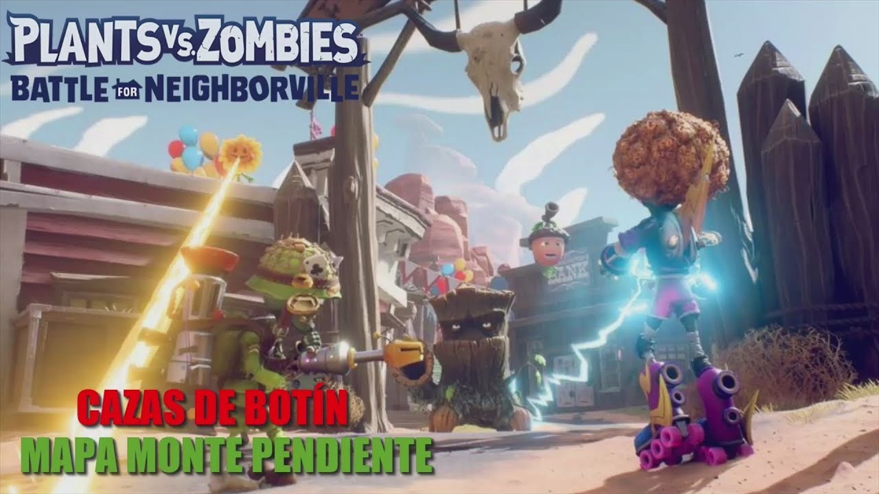 Plantas Vs Zombies: BFN / GU&Iacute;A Mapa Monte Pendiente / Cazas de Bot&iacute;n -En Espa&ntilde;ol HD 1080p