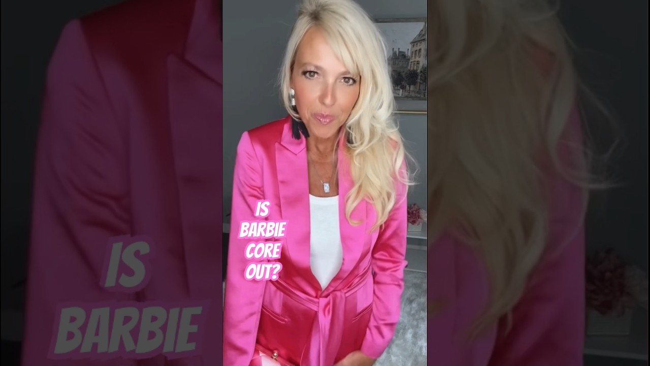 Is Barbie Core Fashion out? #shorts #fashion #barbie