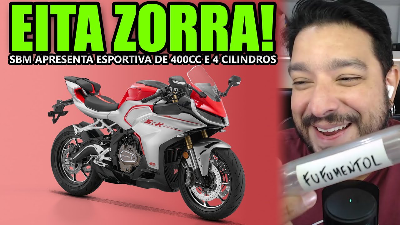 SBM Apresenta esportiva de 400 cilindradas com 4 cilindros (SRK 400 RS)