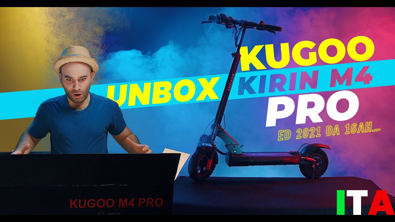 Kugoo Kirin M4 PRO 16 AH ed 2021 | UNBOX | smontaggio SELLINO | Apertura col nuovo sistema | ITA