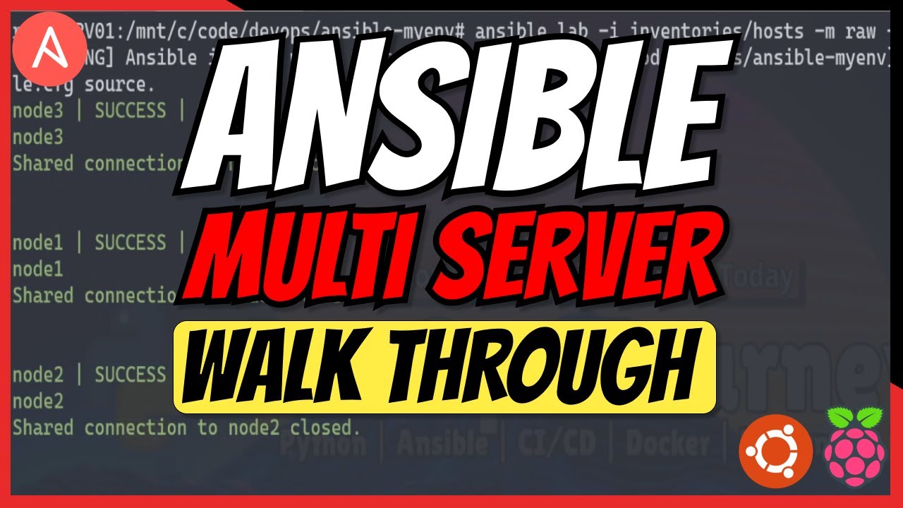 Configuring multiple servers with Ansible! Practical  Ansible configuration and Troubleshooting.