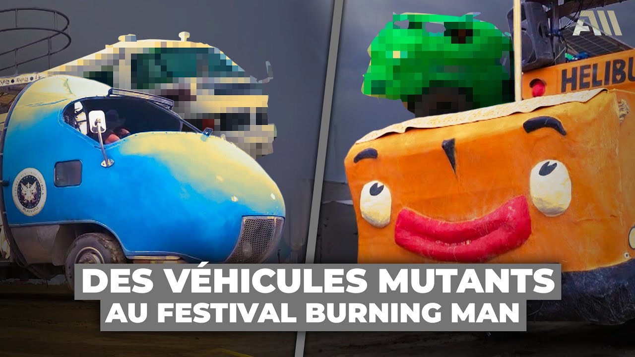 La FOLIE des véhicules mutants au festival Burning Man ! 🤯