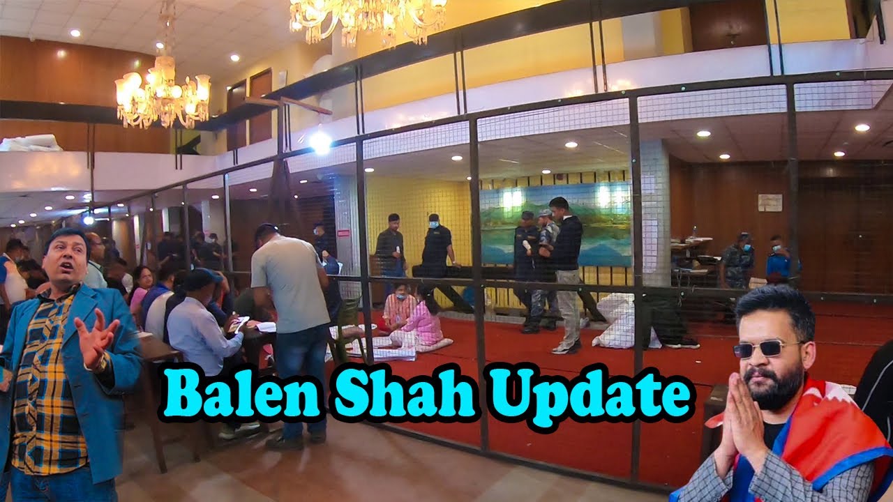 Balen Shah Voting Update from Rastriya Sabha Griha. Balen for Mayor.