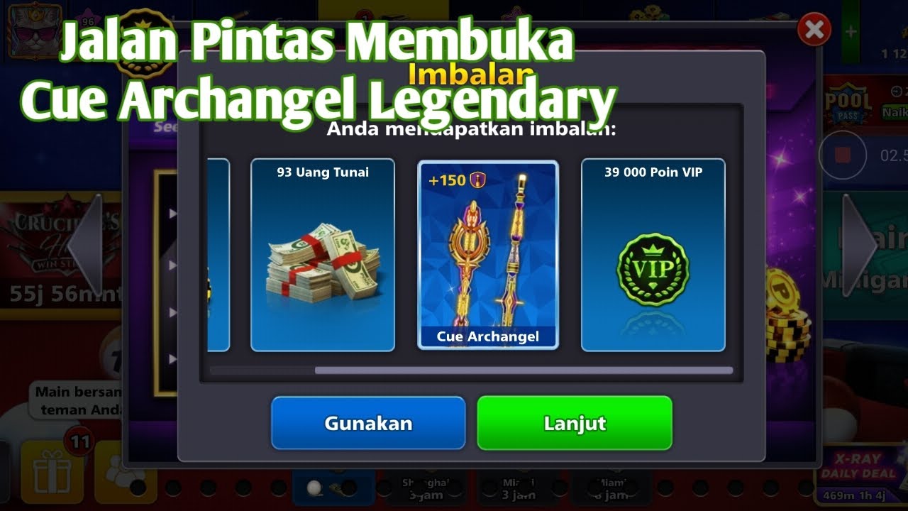 Ternyata Begini Caranya Buka Archangel Cue Legendary 8 Ball Pool