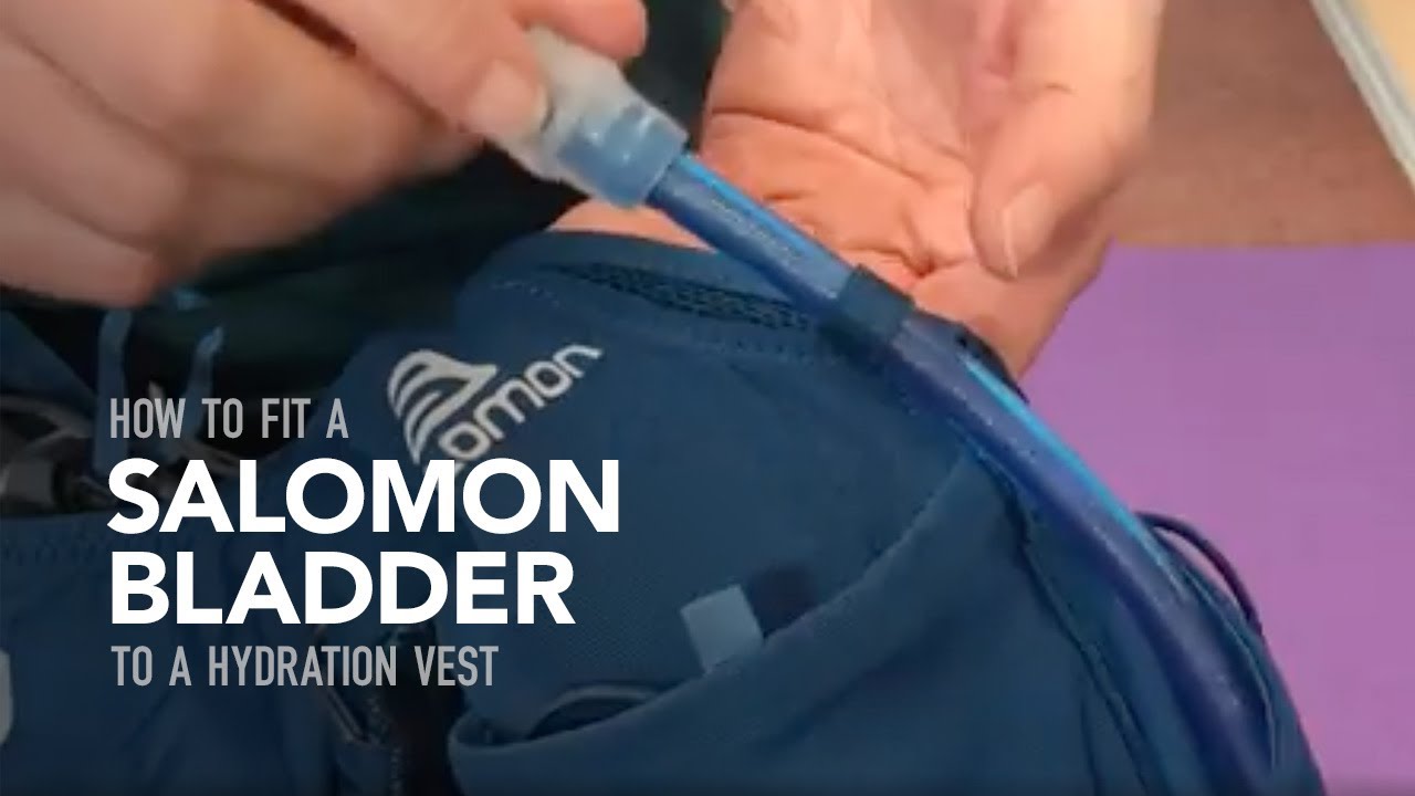 How to fit a Salomon bladder into a race vest