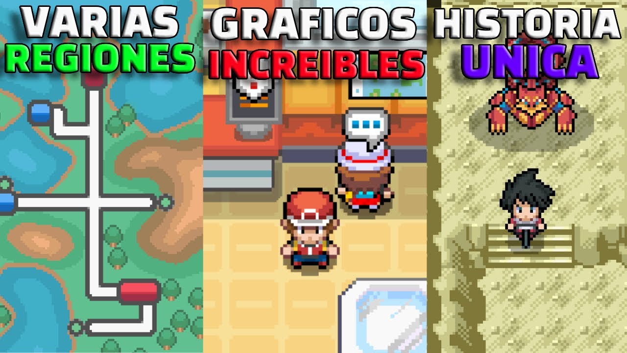 TOP 5 HACK ROMS POKEMON COMPLETOS EN ESPAÑOL PARA GBA