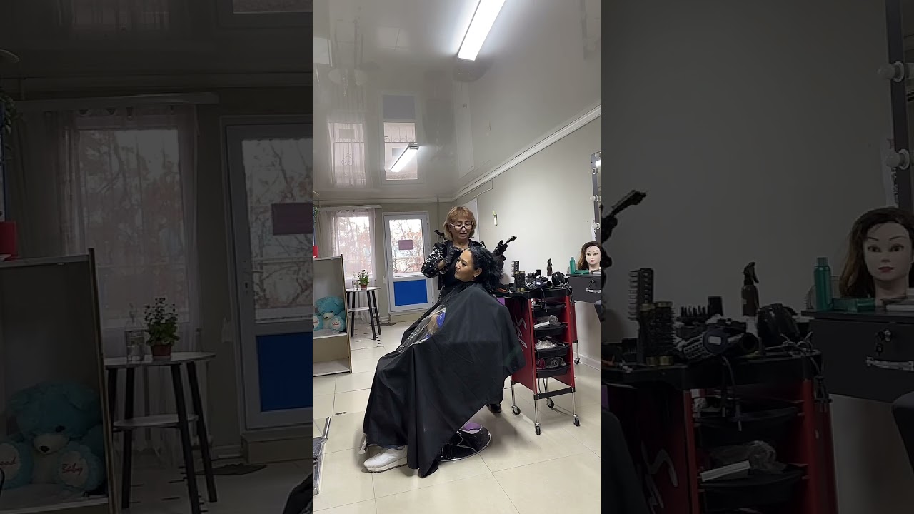 Подкраска корни волос💇🏻‍♀️ и мужская стрижка 💇🏼‍♂️