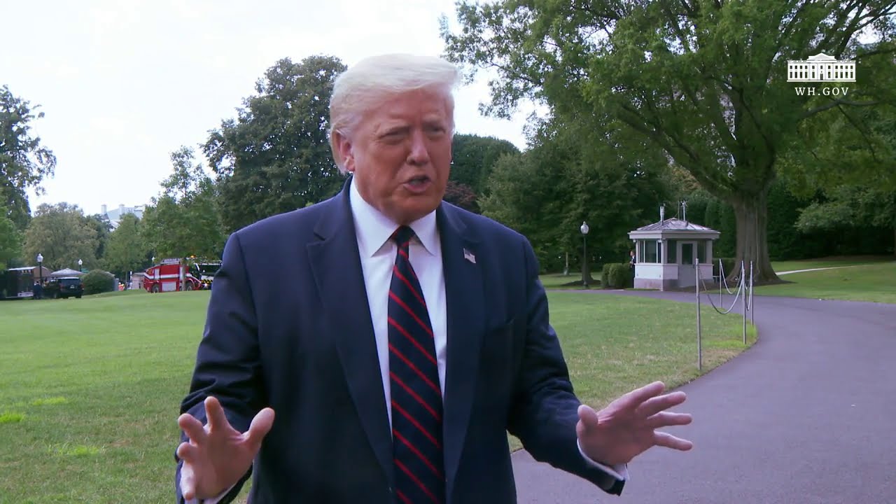 07/27/20: President Trump Delivers Remarks Upon Departure