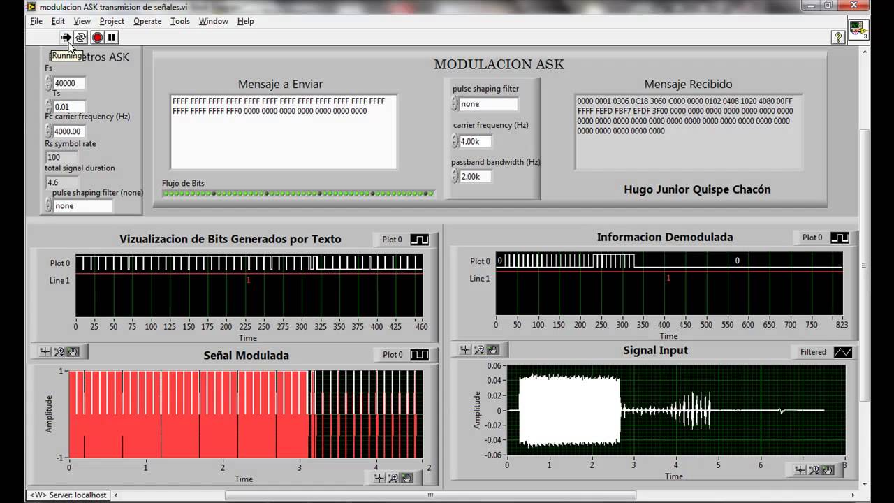 ASK Modulation in LabVIEW