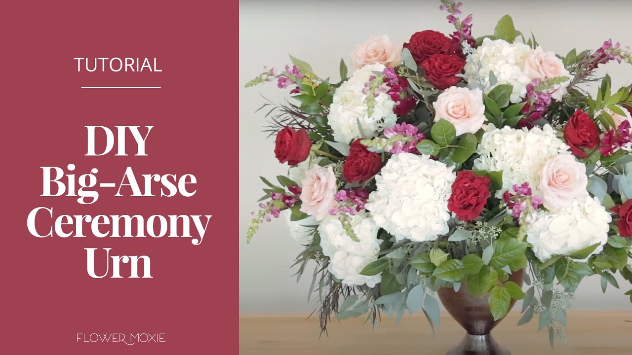DIY Big-Arse Ceremony Urn by Flower Moxie   ~SUPER FAST TUTORIAL