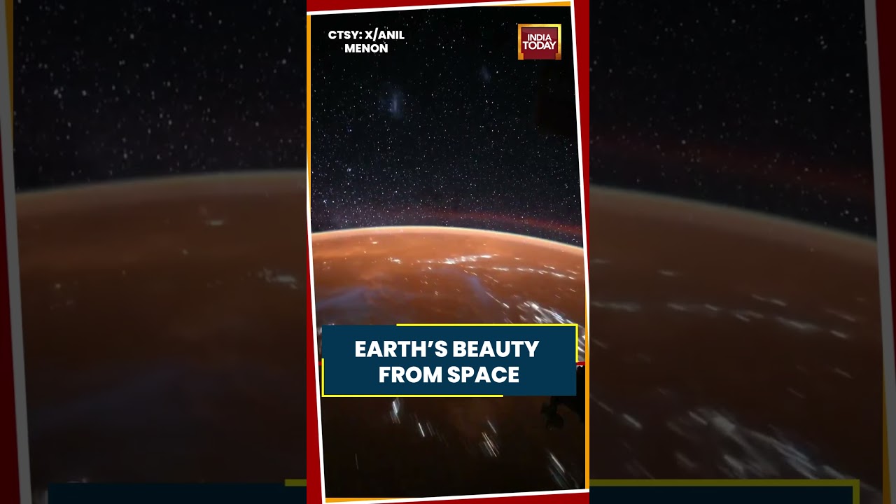 Viral Video: Spectacular Earth At Night View Captured From Space #shorts #earth #space #viralshorts