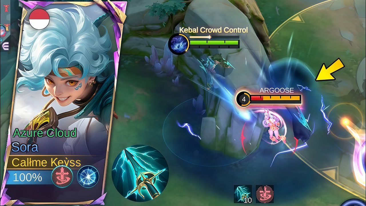 NEKAT JADIIN SKY PIERCER ITEM PERTAMA SORA ! MALAH JADI MAKIN BRUTAL DI EXP LANE | SORA MLBB
