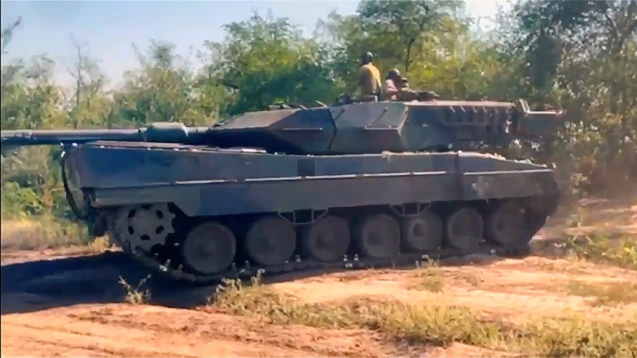 Tank Leopard 2 on a combat mission! #leopard2tank #leopardtank #ukrainearmy #warukraine