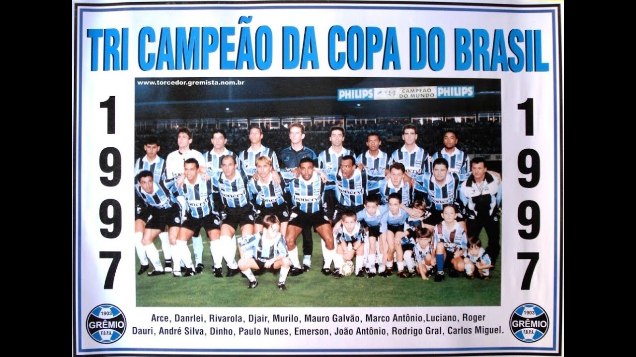 Grêmio 1997 - Título Copa do Brasil
