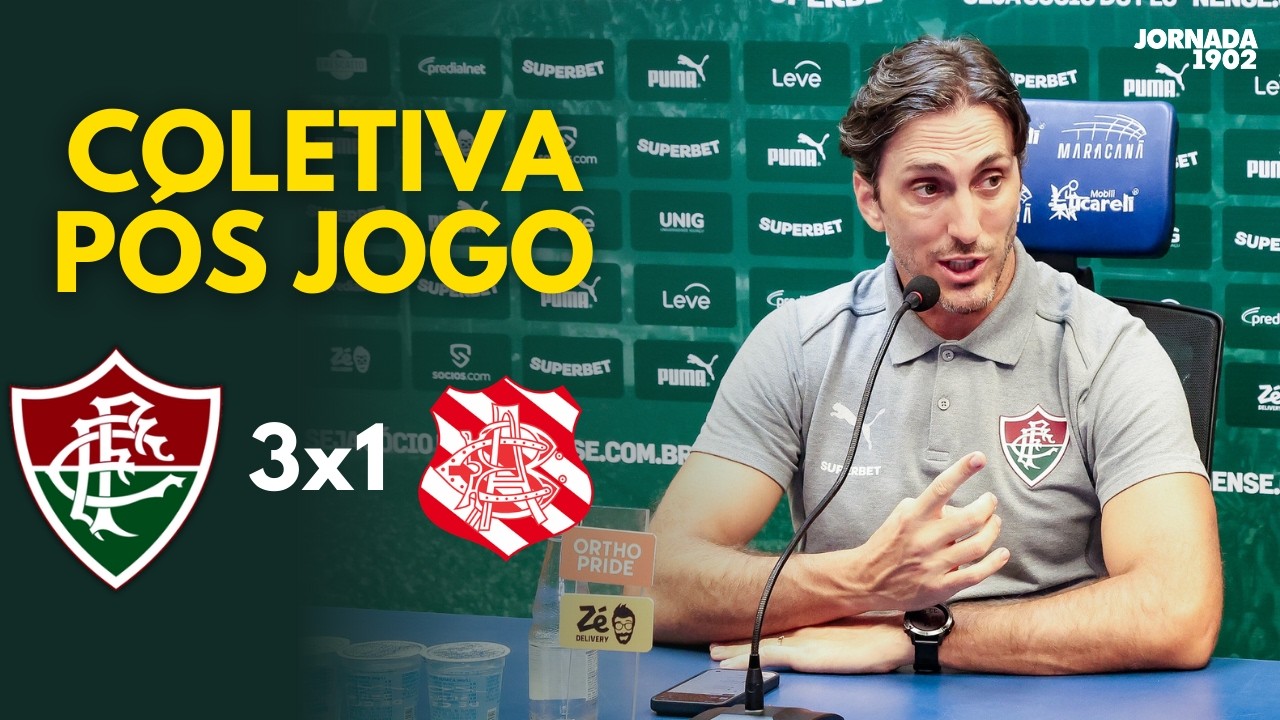 📺 COLETIVA ZUBELDIA | FLUMINENSE 3x1 BANGU | CARIOCA 2026