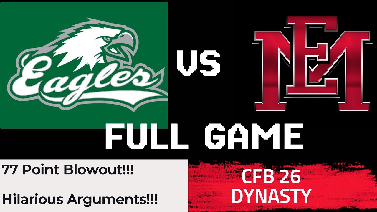 Laney vs EMCC | Last Chance U Showdown Turns Into a 77-Point Blowout College Football 26 Dynasty