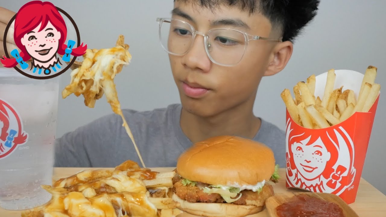 WENDY's Classic Poutine with Classic Asiago Ranch Chicken Club and Fries | N.E Let's Eat