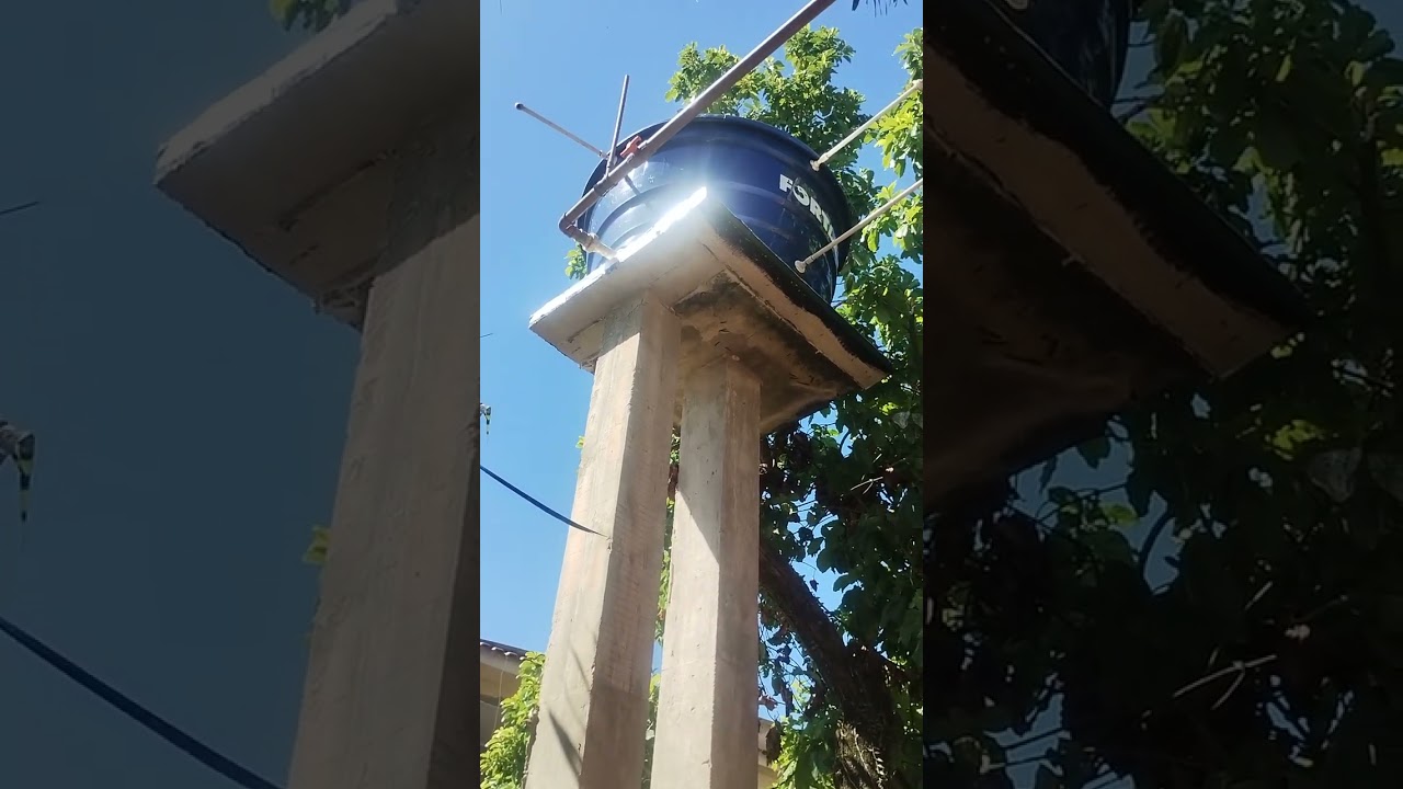 Caixa D'água Instalada e Funcionando!