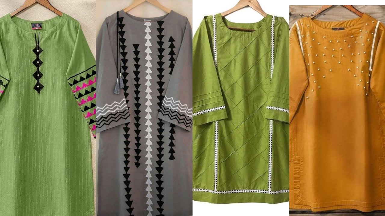 25+Very Beautiful Plain Suit Designing Ideas 2024-25 / Plain Dress Design 2024 / Winter Dress Design