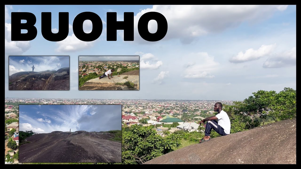 I Climb One of The Biggest Rocks In Kumasi ! A Nice Adventure @XanderBudnick @WODEMAYA