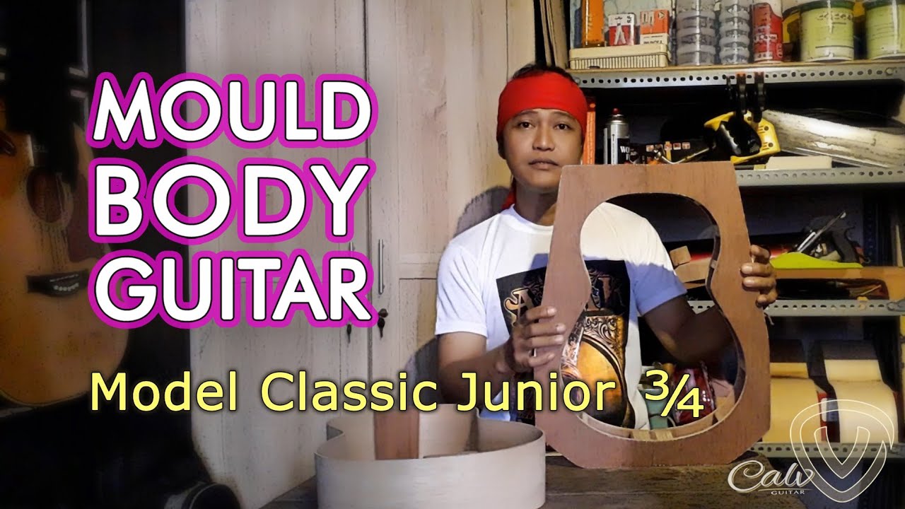 GUITAR MOULD - Cara Membuat Cetakan Body Gitar Ukuran Mini Junior 3/4