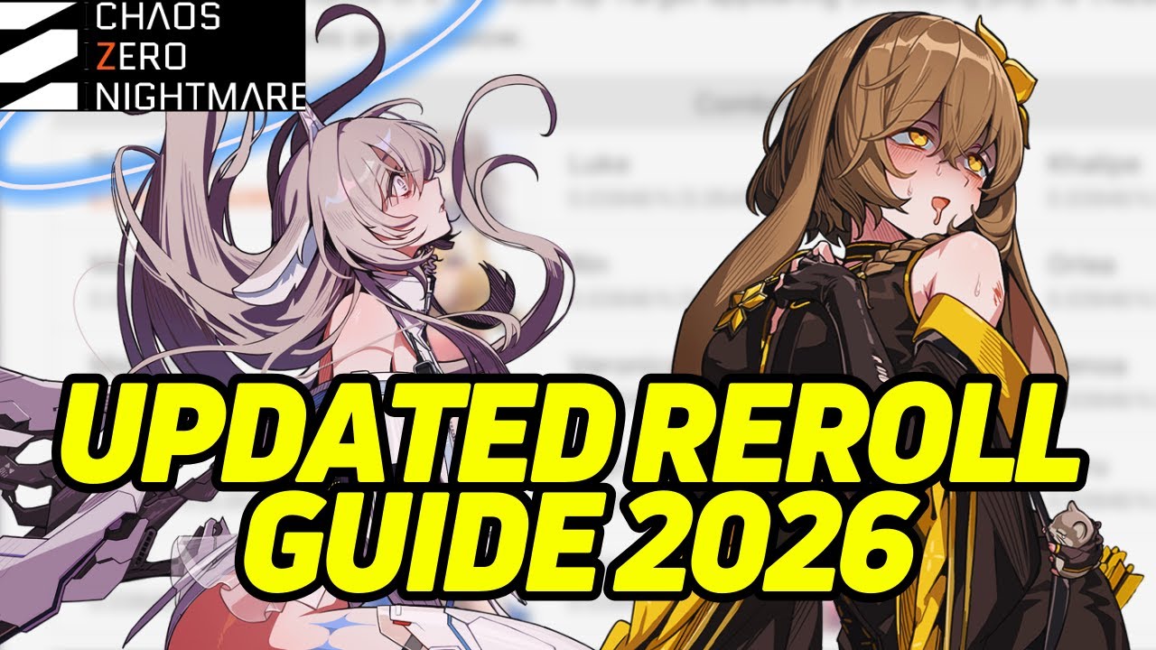 Updated Reroll Priority Guide! (2026) 【Chaos Zero Nightmare】