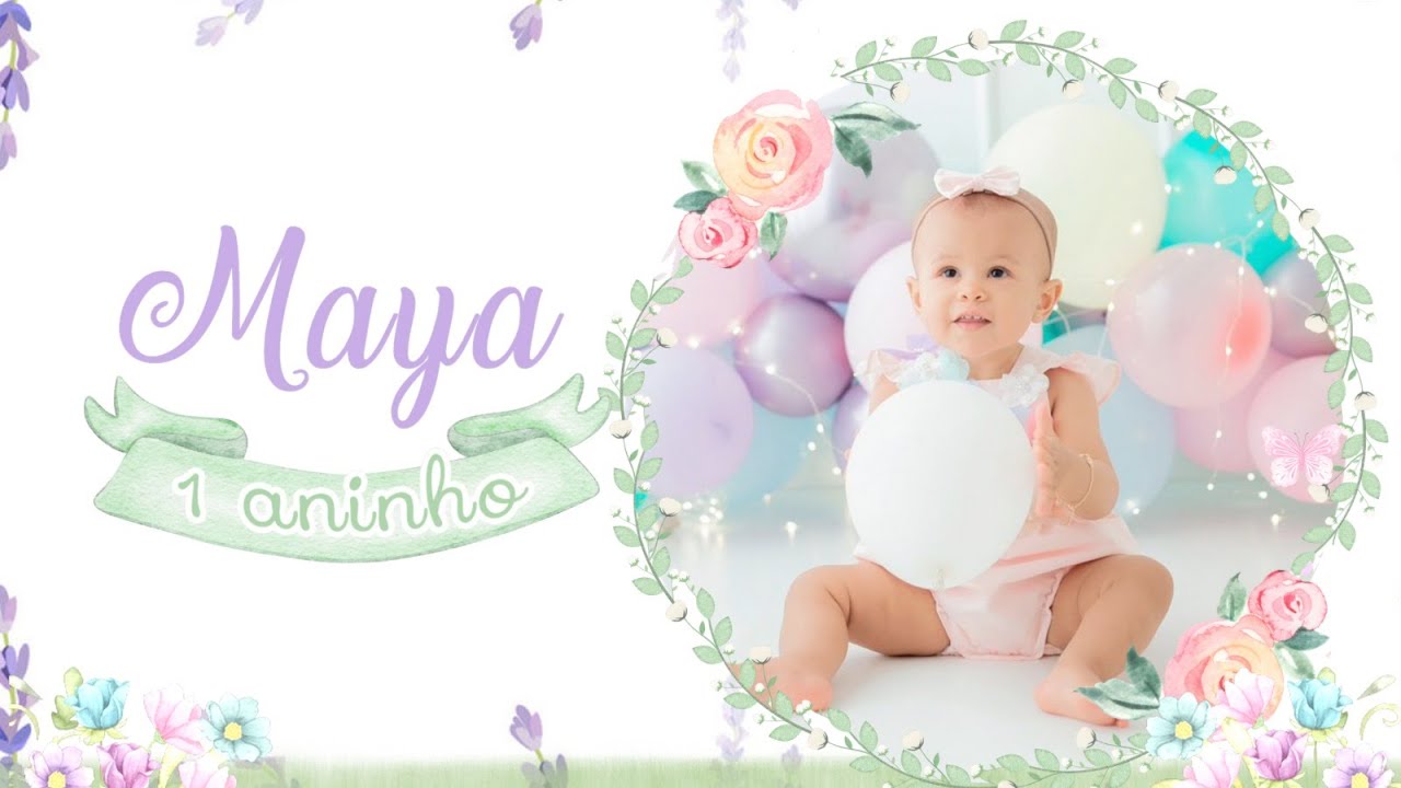 RETROSPECTIVA JARDIM DE BORBOLETAS MAYA 1 ANINHO
