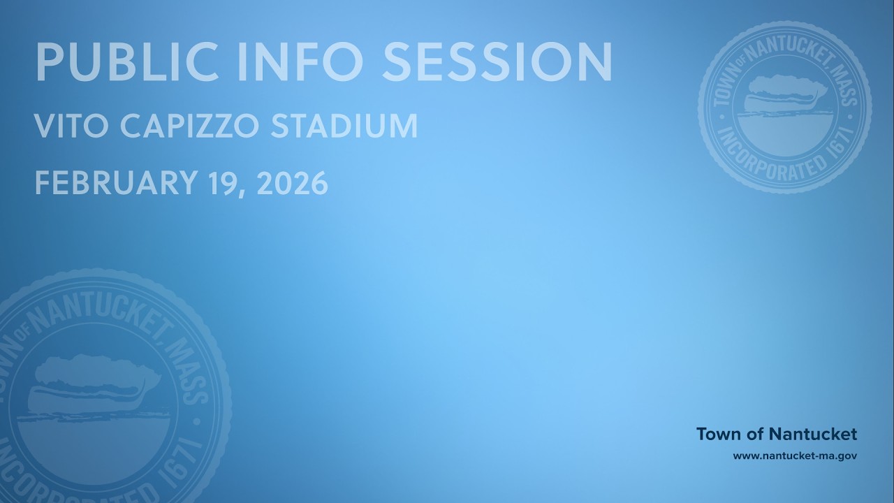 Public Info Session: Vito Capizzo Stadium - February 19, 2026