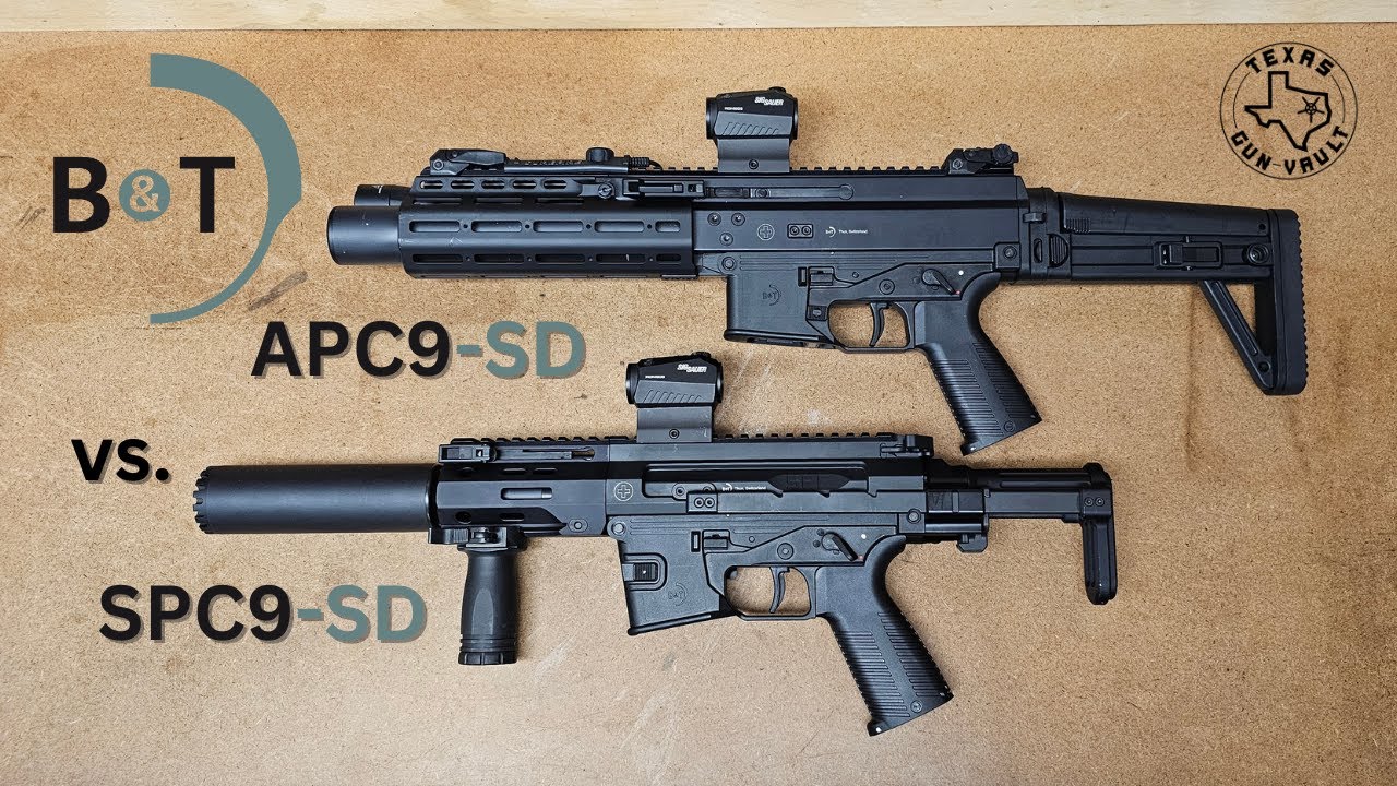 Сравнение B&T APC9-SD и SPC9-SD — в чем различия?
