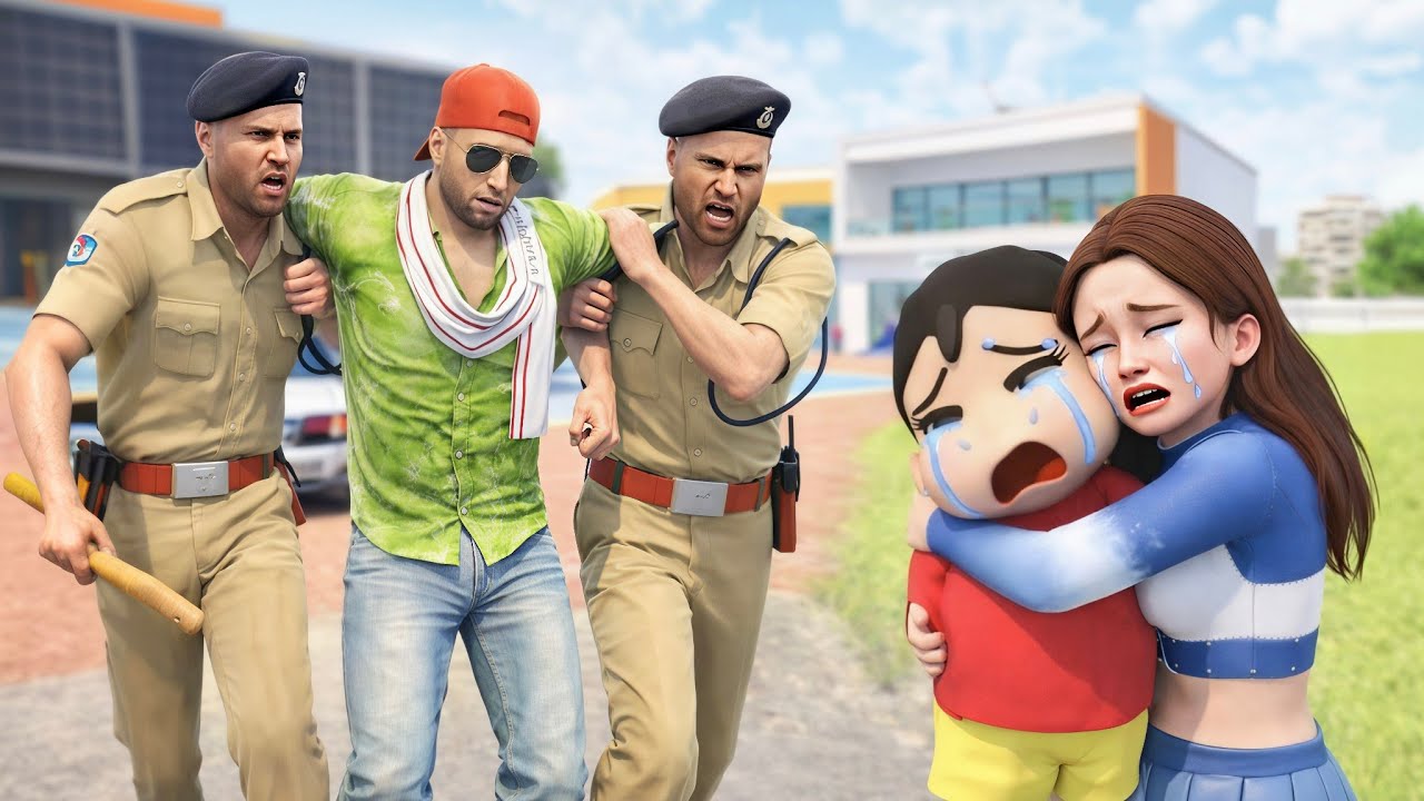 😱 Franklin Ko Police Pakad Ke Le Gayi | Bhot Mara Police Ne | PART 2 - INDIAN THEFT AUTO SIMULATOR 
